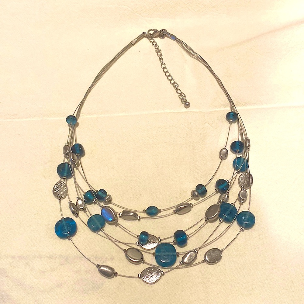 Lia Sophia Caspian Sea necklace 16-19”